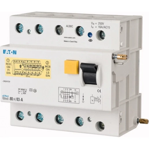 Eaton Foutstroommodule voor FAZ 40A 3p 30mA Type A