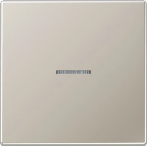 Jung LS range home stuurafdekking edelstaal enkelvoudig Mat RVS BTES17101