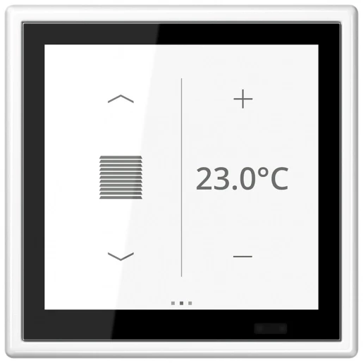 Jung LS range Touch ruimtecontroller KNX wit RAL 9016 LS459D1SWW