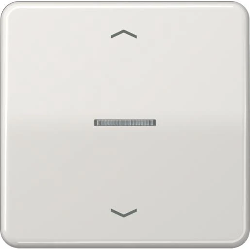 Jung CD range tastafdekking standaard pijlen licht grijs enkelvoudig Glanzend grijs RAL 7035 FMCD1700PLG