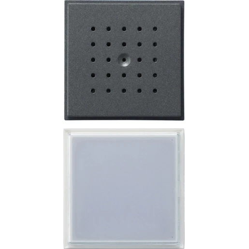 Gira TX_44 Deurstation 1 beltoets antraciet IP44 Inbouw (stucwerk) 126067