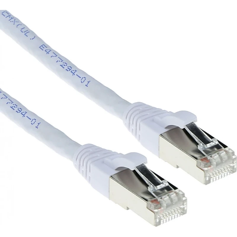 ACT Patchkabel LSZH S / FTP Cat6A (IEC) RJ45 8(8) 15M wit FB7315