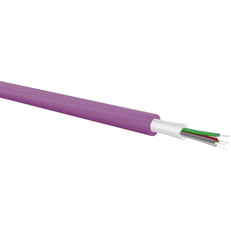 Gigamedia Glasvezelkabel binnen/buiten buffer 1FO OM4 Tight Cca GGM FO24B4FRST