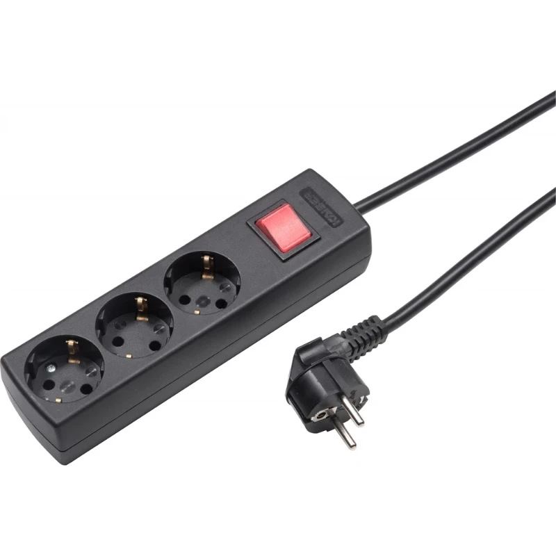 Martin Kaiser Contactdooscombinatie 3RA 16A IP20 snoer 3m 1049ZL3-15W/SW