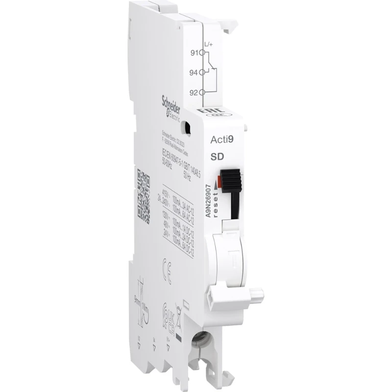 Schneider Electric Auxiliary contact Acti9 A9N SD 1 C/O 100mA to 6A 24-415 VAC 24-1