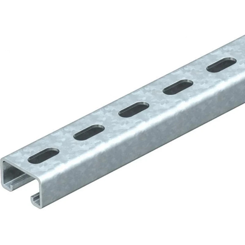 OBO Profielrail geperforeerd C-profiel rug geperforeerd 22mm 1000x50x30mm thvz 1121448