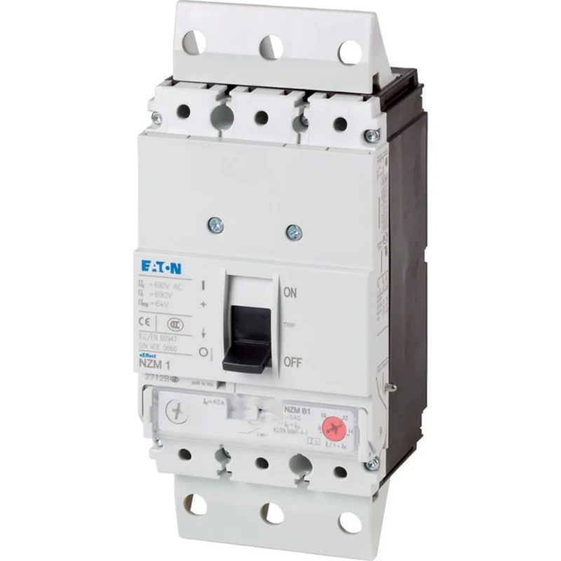 Eaton NZM1 36kA 3P 50A voor insteeksokkel IEC