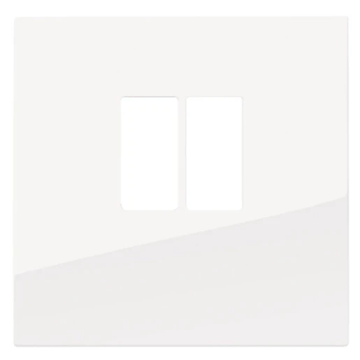 Niko Original bright white Centraalplaat aansluitdoos Luidsprekeraansluiting Centraalplaat 1 connector Zonder label wit 111-69801