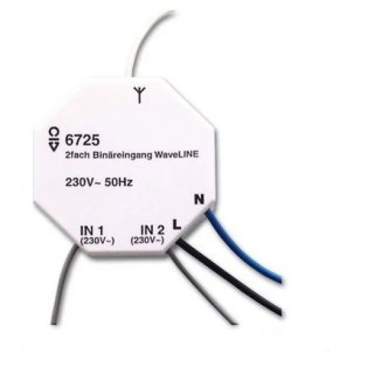 ABB Busch-Jaeger Waveline binaire ingang 2-v 230v