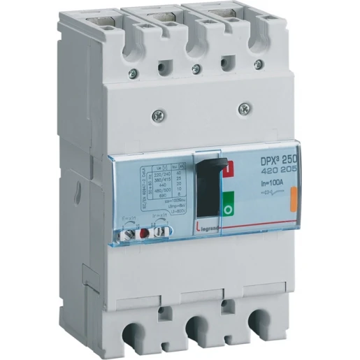 Legrand DPX3 250 THERMO MAGNETISCH 3 POLIG 100A KA-WAARDE 25KA