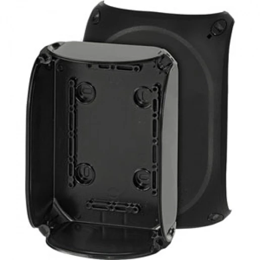 Hensel Kabeldoos IP66/67/69 BM4 Zonder klem Wand glad Zwart