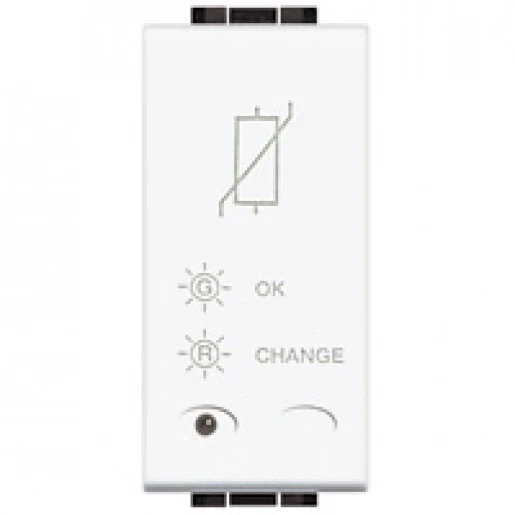Bticino OVERSPANNINGSBEVEILIGING LIVING LIGHT 1P 1MODULE WIT