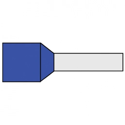 Klemko adereindhuls 120mm² 27mm Geïsoleerd Blauw