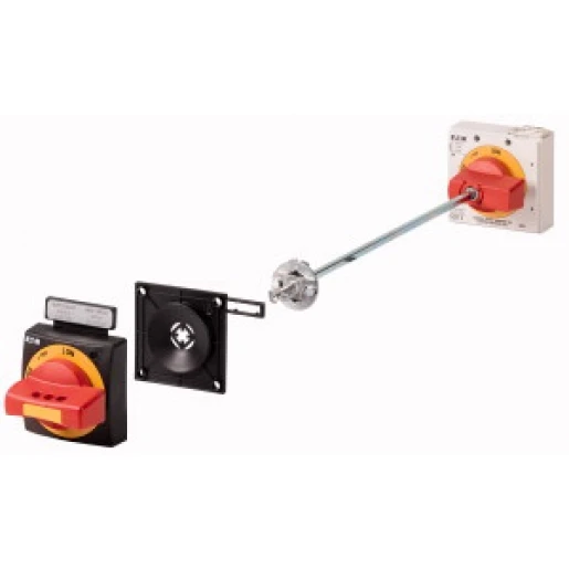 Eaton HOOFDSCHAKELAARBOUWSET NZM2 EXTRA DRAAIGREEP ROOD/GEEL
