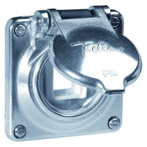 Peha Alu-guss Afdekking + klapdeksel 3M Keystone 1 connector MetaalZonder label aluminium 00910394