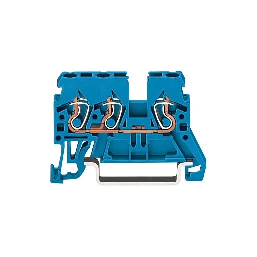 Wago Serie 870 Verbindingsrijgklem 0,08-2,5mm² eendr. 0,08-2,5mm² meerdr. Blauw