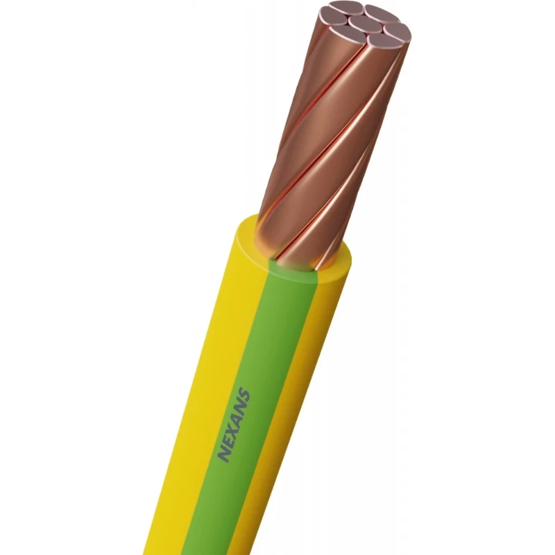 Nexans H07V-R Eca Installatiedraad 25mm² groen/geel 1M 10533261