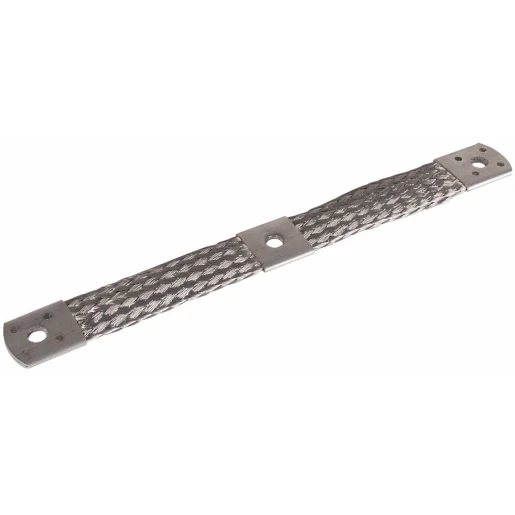 Dehn Bridging braid al 50mm² l 300mm with fixing bores 3x10.5 8x5.2mm
