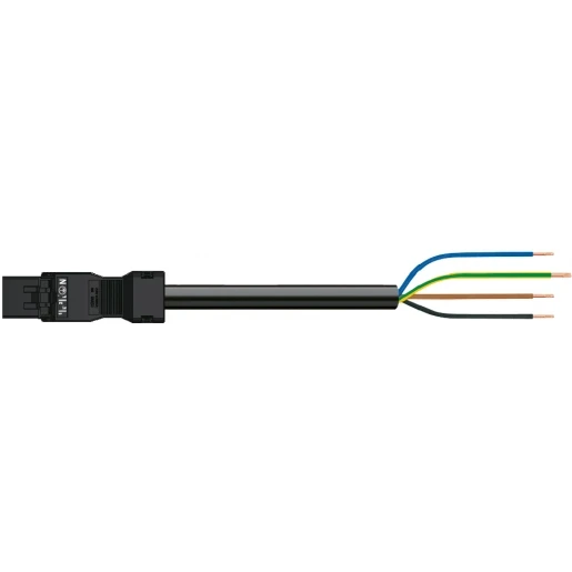 Wago SERIE 891 Patchkabel gebouwinstallatie 4p Stekker Vrij kabeluiteinde 4000mm