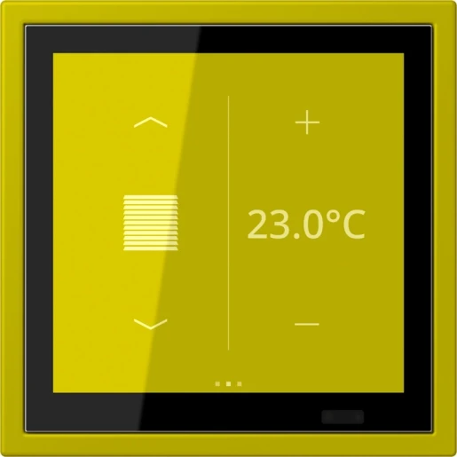 Jung LS range KNX Touch ruimtecontroller KNX groen LCZ459BFD1S249