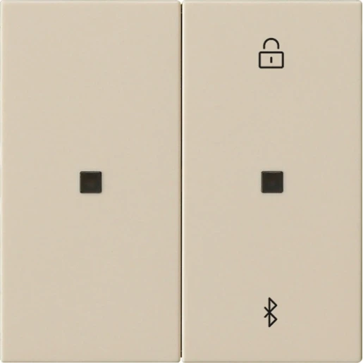 Gira System 55 s3000 jaloezie- en schakelklok bluetooth enkelvoudig Glanzend wit RAL 1013 538101