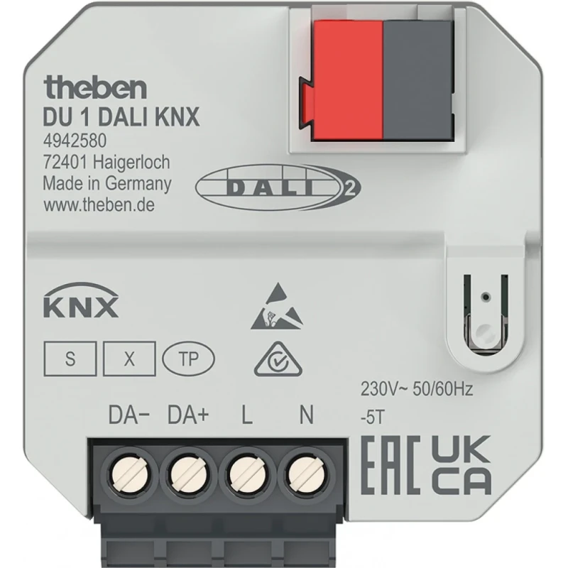 Theben KNX DALI-actor 1-voudig KNX TP Data Secure DALI-2