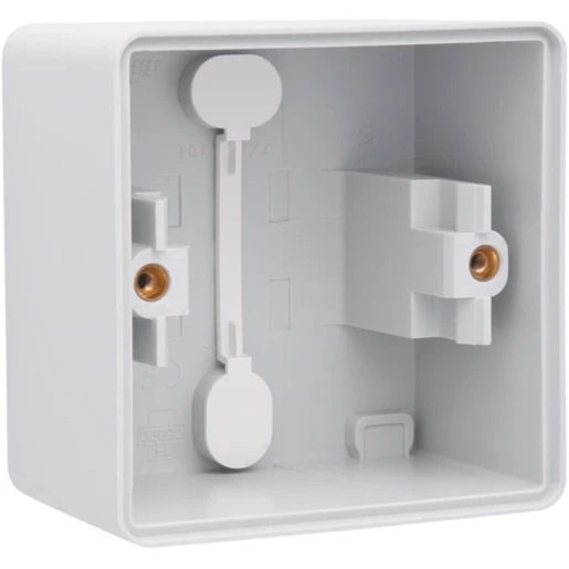 Niko New Hydro opbouwdoos + 2 ingangen hy55 1-voudig grijs Horizontaal en verticaal 700-83101