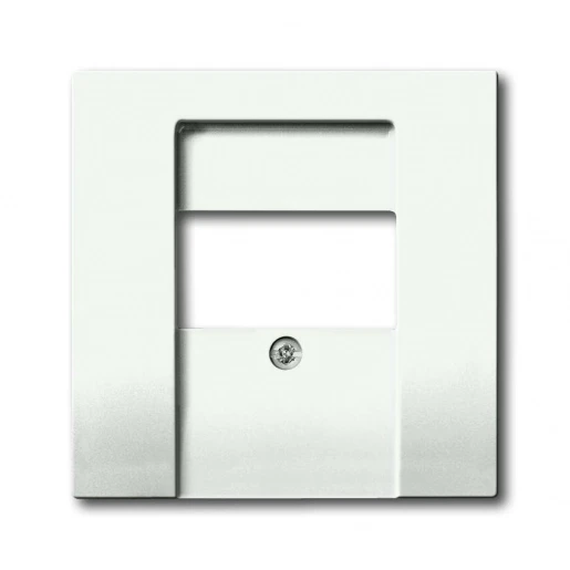 ABB Busch-Jaeger Future, Axcent Centraalplaat TAE/USB Centraalplaat 1 connector Zonder label wit 2CKA001710A3926