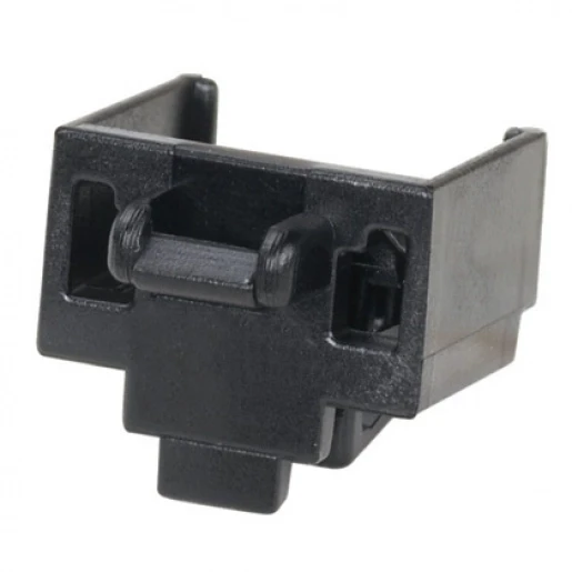 Panduit Block-Out Devices centraalplaat met bovendeel behuizing Jack plug Basiselement met bovendeel behuizing 1 connector Zonder label zwart PSL-DCJB-BL