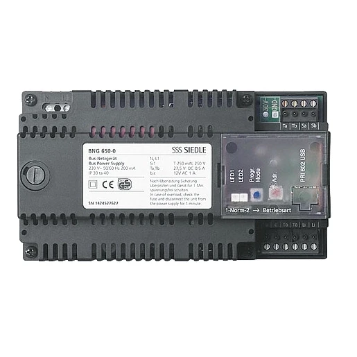 Siedle Netgelijkrichter din-rail 12V AC IP20 200035140-00