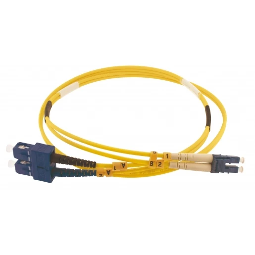 Gigamedia Patchkabel (glasvezel) duplex LC/SC OS2 10m Geel GGM D3MLCSCA10M