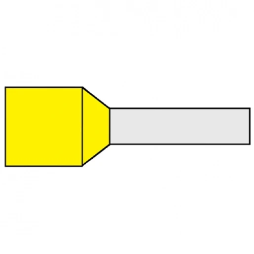 Klemko adereindhuls 150mm² 32mm Geïsoleerd Geel