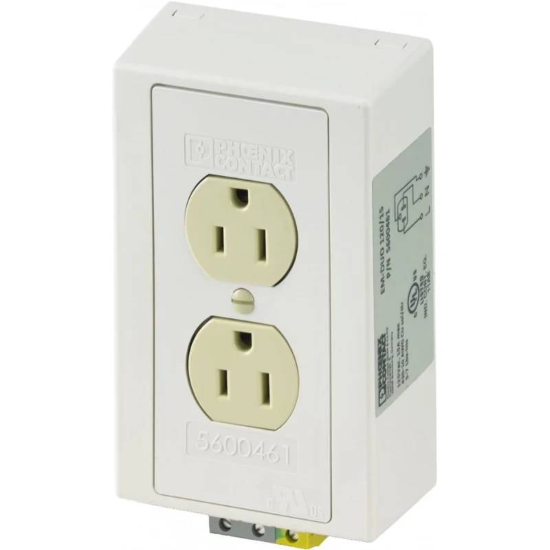 Phoenix Contact EM Wandcontactdoos (modulair) 15A 125V 5600461
