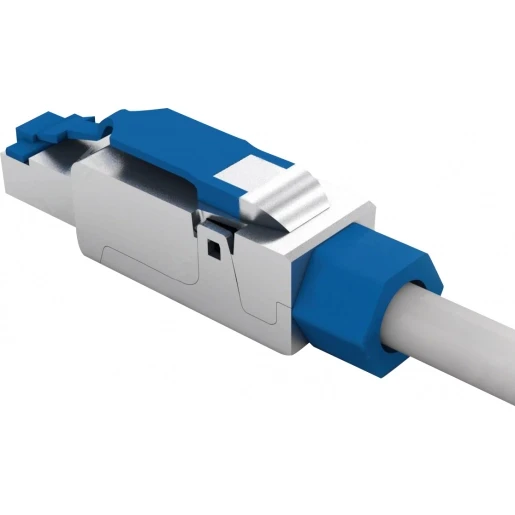 Gigamedia Modulaire connector CAT6A plug STP massieve kabel