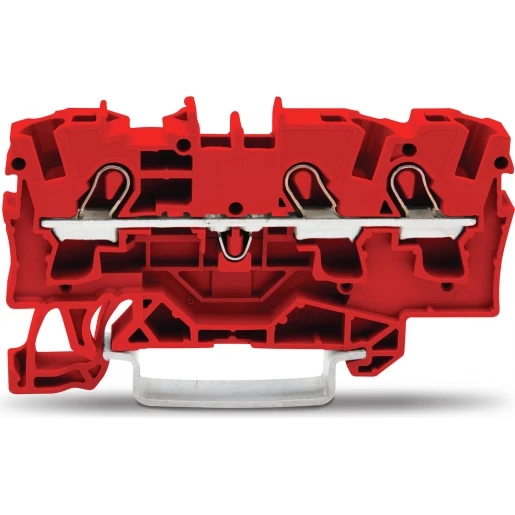 Wago Serie 2004 Verbindingsrijgklem 1,6mm² eendr. 0,5-4mm² meerdr. Rood