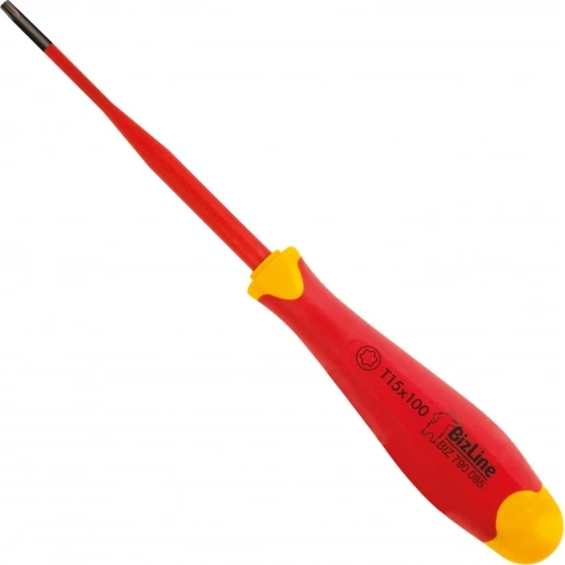 Bizline I-SLIM Schroevendraaier torx premium T15x100 Geïsoleerd 1000 V BIZ 790085