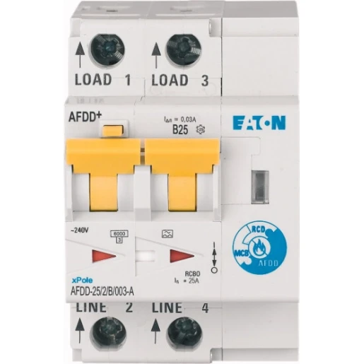 Eaton Vlamboogbeveiligings component AFDD 25A 2P B-KAR 30MA