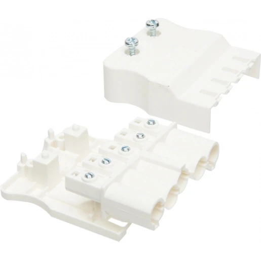 Adels STEKER VLAK 5-POLIG 1,5 MM2 MALE WIT