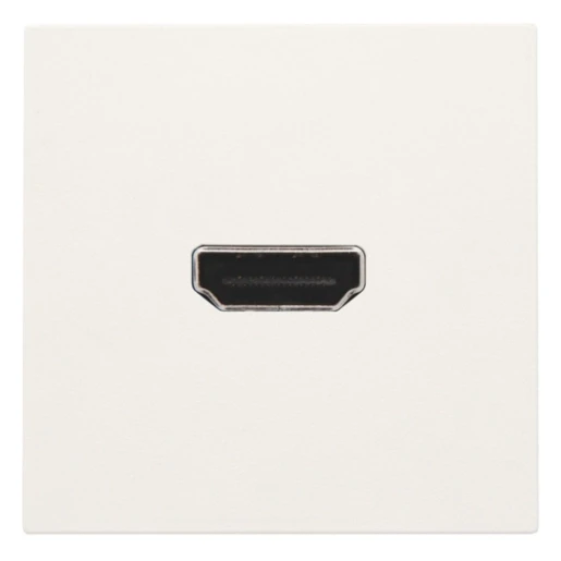 Niko centraalplaat met bovendeel behuizing HDMI Centraalplaat 1 connector Zonder label wit 101-69417
