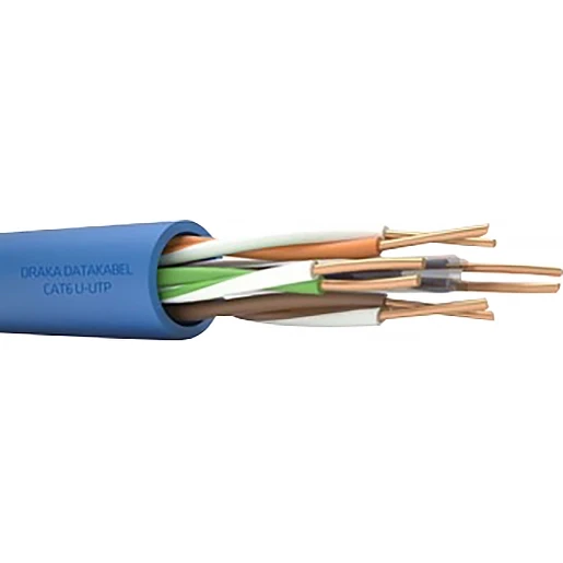 Draka UC400 HD Cat.6 U/UTP Dca Blauw 4x2x0,54mm - 500mtr