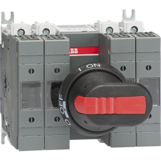 ABB VEILIGHEDENLASTSCHEIDER OS SERIE 63 A 4 POLIG DIN 000 00 MECHANISME