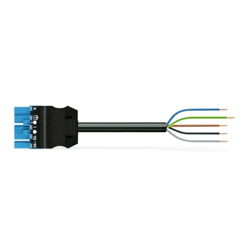 Wago Serie 771 Patchkabel gebouwinstallatie 5p Stekker Vrij kabeluiteinde 8000mm