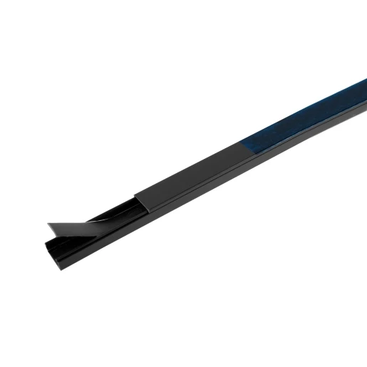 Canalit CS25 leidingkoker 2000x25x13mm PVC Bodemperforatie met deksel zwart RAL 9005 930040