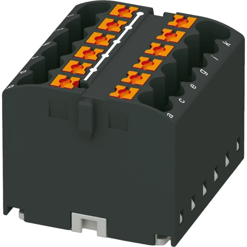 Phoenix Contact PTFIX Verbindingsrijgklem 0,14-4mm² eendr. 0,14-2,5mm² meerdr. Zwart