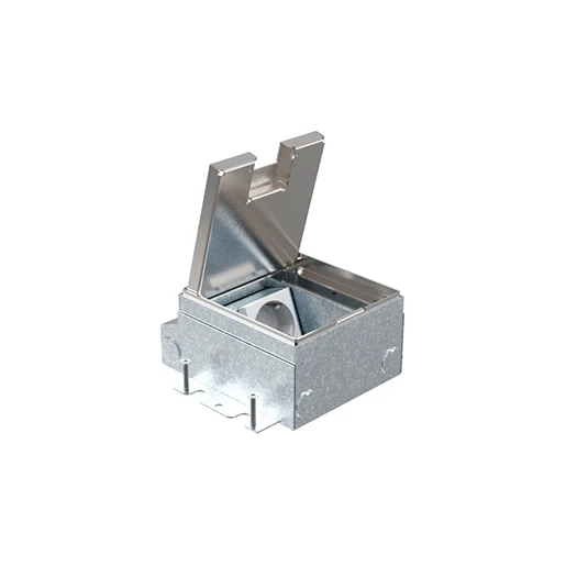 HPL Smartbox Pro vloercontactdoos 65mm 1xWCD - X10 klapdeksel