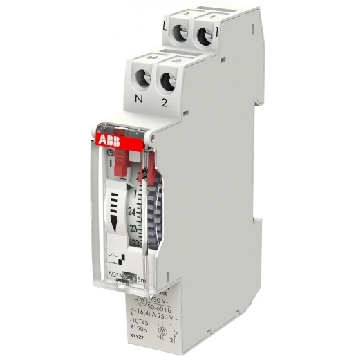 ABB System Pro M Compact Analoge timer + gangreserve DIN-rail 230V 1 kanaal 2CSM222461R1000