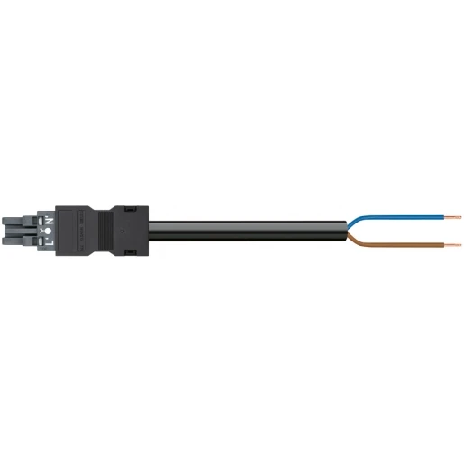 Wago SERIE 771 Patchkabel gebouwinstallatie 2p Contrastekker (female) Vrij kabeluiteinde 7000mm