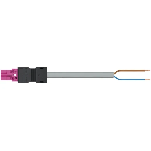 Wago SERIE 771 Patchkabel gebouwinstallatie 2p Stekker Vrij kabeluiteinde 8000mm