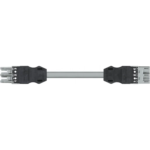 Wago SERIE 771 Patchkabel gebouwinstallatie 3p Contrastekker (female) Stekker 4000mm