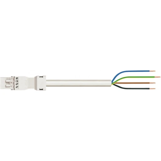 Wago SERIE 891 Patchkabel gebouwinstallatie 4p Stekker Vrij kabeluiteinde 4000mm